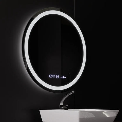 Zrkadlo LED LED 80 cm Celeste Motionglow Marcello Smoteble Clock Defosting System