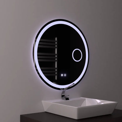 Zrkadlové LED kolo 60 cm dotyk Luxor Dumable Defrition System