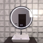 Zrkadlové LED kolo 60 cm Lucea Touch Duffosting System