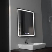 Zrkadlo LED Touch Favola Systém Odmrazovanie hodín a teploty Neagra 75x90 cm Marcello Funghi Collection