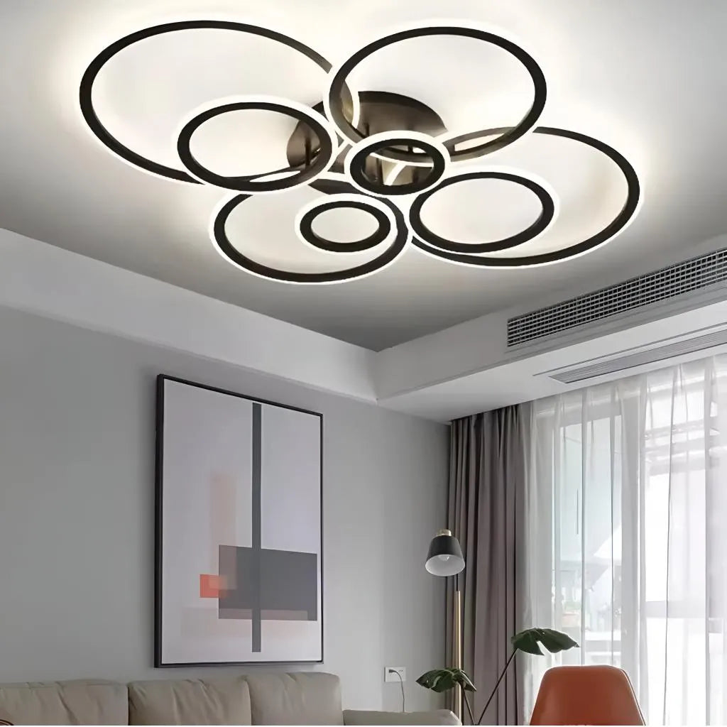 LED lulus s LED LED Betty 130W SMOLNÁ Čierna biela
