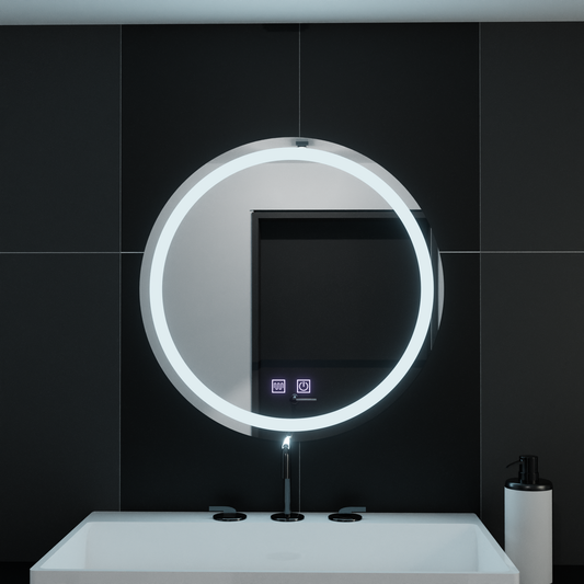 Zrkadlové LED kolo 60 cm Lucea Touch Duffosting System