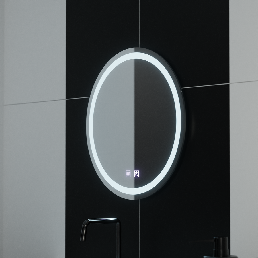 Zrkadlové LED kolo 50 cm Lucea Touch Defrosting System
