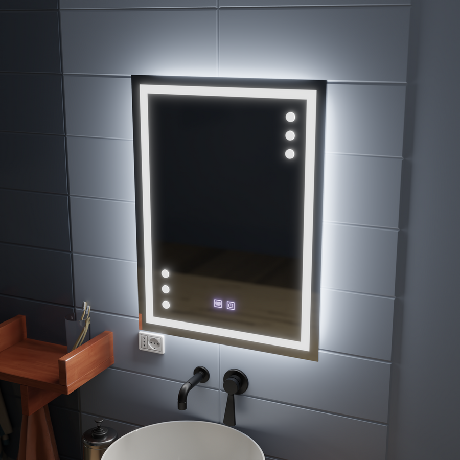 Zrkadlové LED dotyk dotyk infim