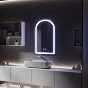 Dotykové LED zrkadlo s funkciou Demist, 80x50cm