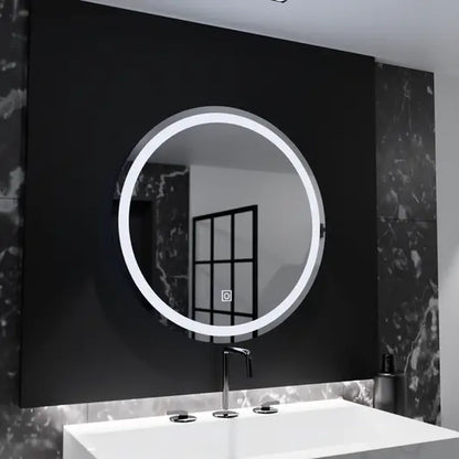 Round LED zrkadlo 70 cm základný dotyk