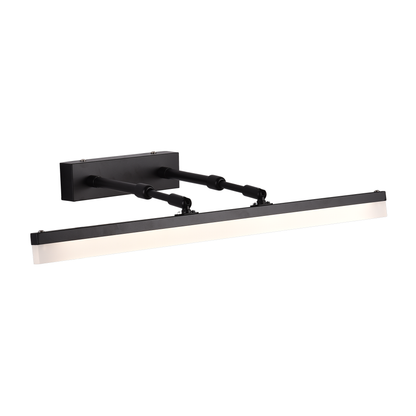 Aplica LED de Baie, MALAWI, 10W, liniara, lumina Neutra, Negru