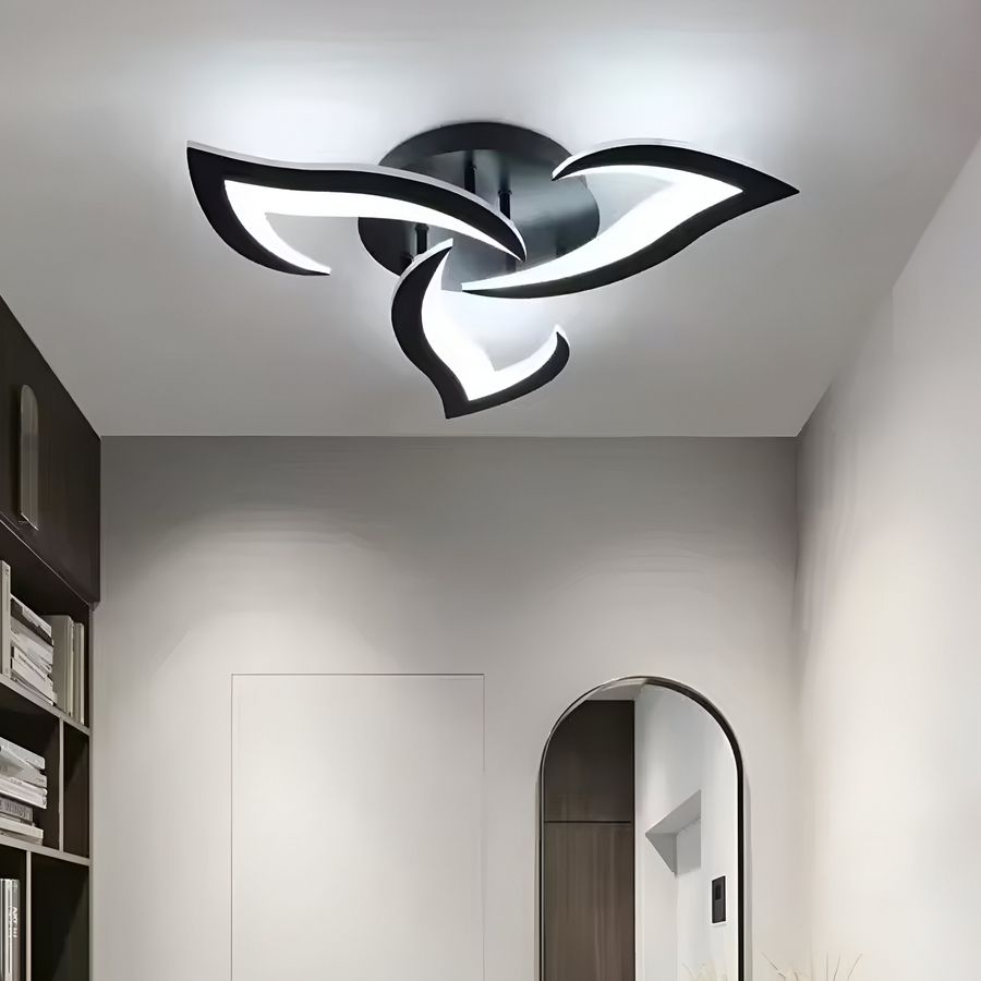 LED luster LT660/3BK, 3 Elements, 32W, Svetlo 3000/4000/6000K, Čierny, Nastaviteľná výška