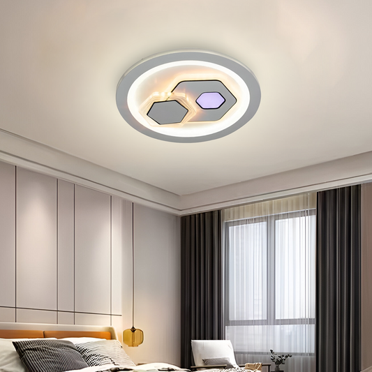 LED luster KATHLEEN RGB 16W, Teplé/Neutrálne svetlo, Biely