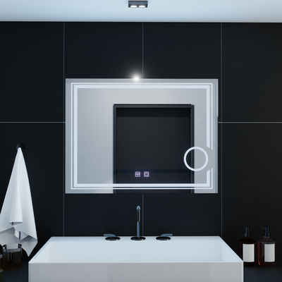 Zrkadlové obdĺžnikové obdĺžniky 80x60cm Magia essenza dotyk Domable Defrition System