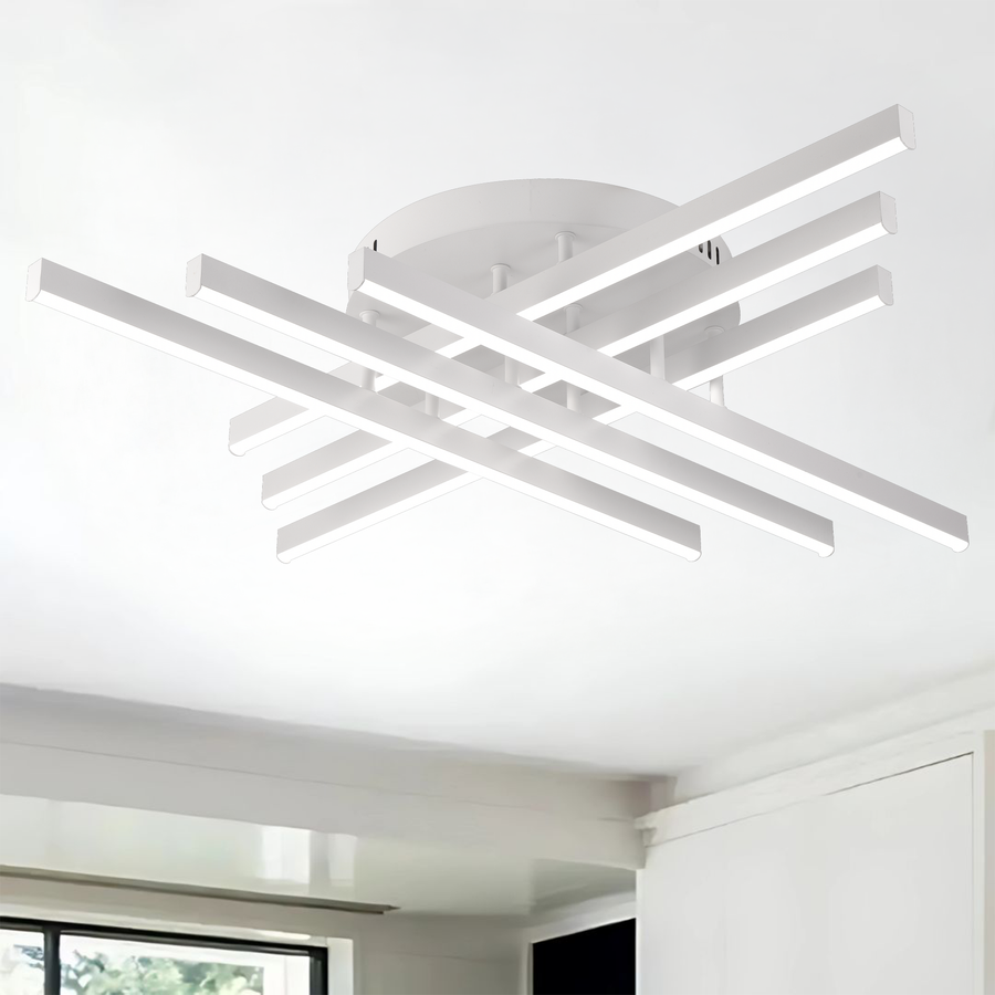 LED luster GIO, 82W, studené/teplé/neutrálne svetlo, biely