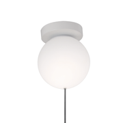 LED luster URSULETI CP210 Globe 15cm, výška 47cm, 1xE27, závesný, kov a akryl