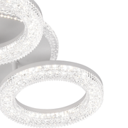 LED Sigrid LED dióda s diaľkovým ovládaním, Daisy, White, Crystals