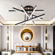 LED luster s diaľkovým ovládaním LT179/5BK, 67W, 5 prvkov, studené/teplé/neutrálne svetlo, stmievateľné, čierny