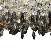 Krištáľový LED luster LLC212/400BU okrúhly, 22W, studené/teplé/neutrálne svetlo, kryštály, lesklý chróm