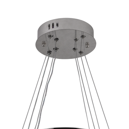 LED kryštál LULUS s 118 W Silver Latifah Diaľkovým ovládaním