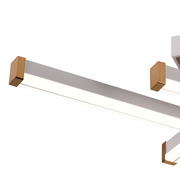 LED luster s diaľkovým ovládaním LT178/4WH, 54W, 4 prvky, studené/teplé/neutrálne svetlo, stmievateľné, biely