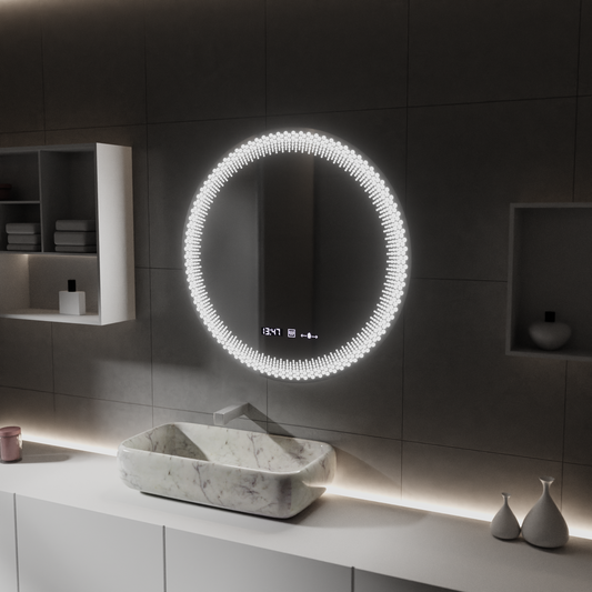 60 cm okrúhle LED zrkadlo - Stellaire Touch System Neznámy deaktivácia