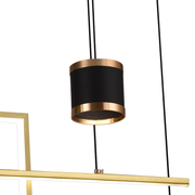 Led Lulus s Denisse 64W Dimabila auriu