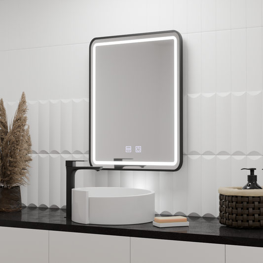 Zrkadlové obdĺžnikové obdĺžnikové 60x80cm Taglio Touch System Disfigure