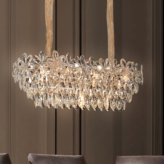 Crystal Crydelabru Windsor Regalis 10x E27, priemer 85 cm, lesklé zlato, nastaviteľná výška