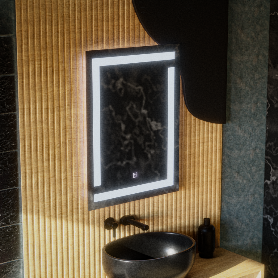 Giga LED zrkadlo, 60x80cm, Touch, 6000K svetlo