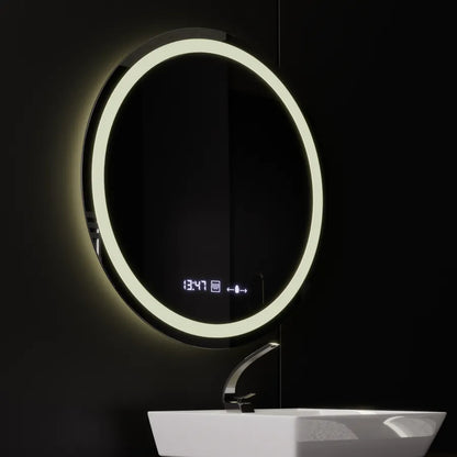 Zrkadlo LED LED 80 cm Celeste Motionglow Marcello Smoteble Clock Defosting System