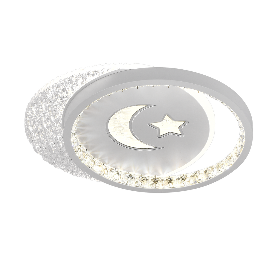LED LED Nyxora Circulo, 36W, 2 kruhy, studené/horúce/neutrálne svetlo, čierna
