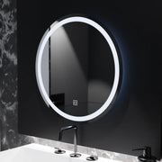 Round LED zrkadlo 70 cm základný dotyk