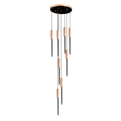 Luster Crystal viedol 60 W Iustinian Priemer 60 cm zlata