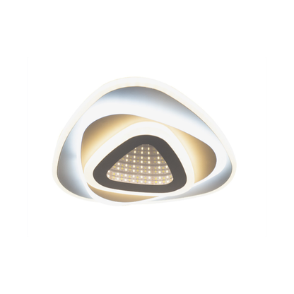 LED luster NEXA Triangle 3D 36W, biely, studené/teplé/neutrálne svetlo