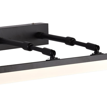 Aplica LED de Baie, MALAWI, 10W, liniara, lumina Neutra, Negru