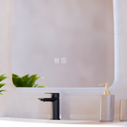 ARTEA dotykové obdĺžnikové LED zrkadlo, 60X80cm, Demister System, Stmievateľné, 6000K