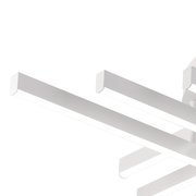 LED luster GIO, 82W, studené/teplé/neutrálne svetlo, biely