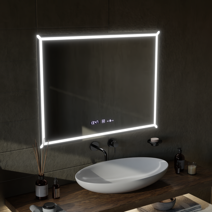 LED Touch Villay Mirror Defrition System 60x80 cm zbierka Marcello Funghi Collection