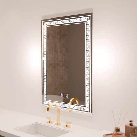 Rentagular LED zrkadlo 60x80cm