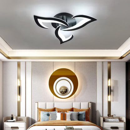 LED luster LT660/3BK, 3 Elements, 32W, Svetlo 3000/4000/6000K, Čierny, Nastaviteľná výška