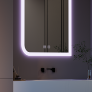 Obdĺžnikové LED zrkadlo, 60X80cm, E69S/60X80, Touch, Demst System