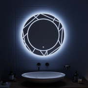 LED dotyk zrkadlo Astrix 70x70 cm