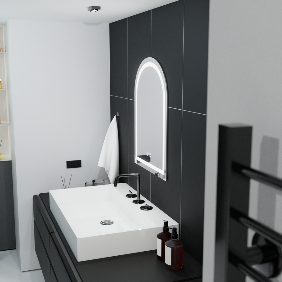 LED zrkadlo Arcata 60x80cm - ARCO Touch SMABLE DEFRITION SYSTÉM
