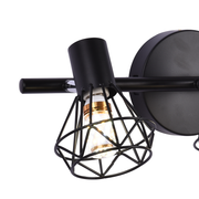 Luster s tienidlom, GRACIE, LC365/3BK, Diamond, 3XE14, Čierny