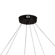 Závesný akrylový LED luster LT760/3GD, 48W, teplé/neutrálne/studené svetlo 3000/4000/6000K, biely, nastaviteľná výška, kov a akryl