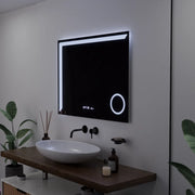 Zrkadlové obdĺžnikové obdĺžnikové 80x60cm presnosť Motionglow Marcello Demonantické odmrazovanie hodín