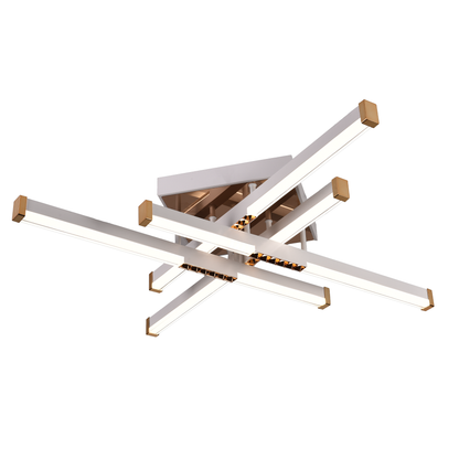 LED luster s diaľkovým ovládaním LT178/4WH, 54W, 4 prvky, studené/teplé/neutrálne svetlo, stmievateľné, biely