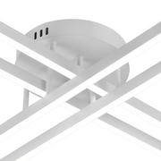 LED luster na diaľkové ovládanie GIO, 54W, 4 prvky, studené/chladné/neutrálne svetlo, stmievateľné, biely