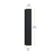 Kabinet Helena s LED zrkadlom DBP120 75x70 biela