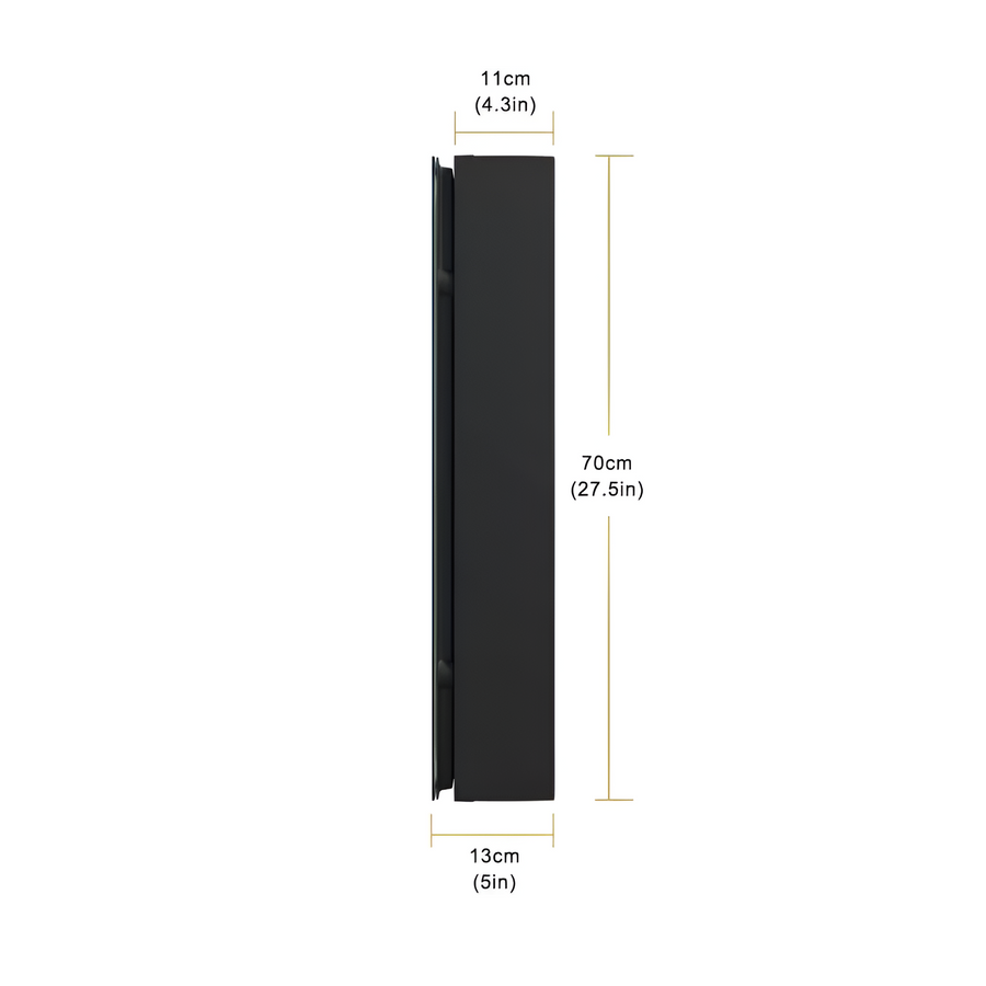 Kabinet Helena s LED zrkadlom DBP120 75x70 biela