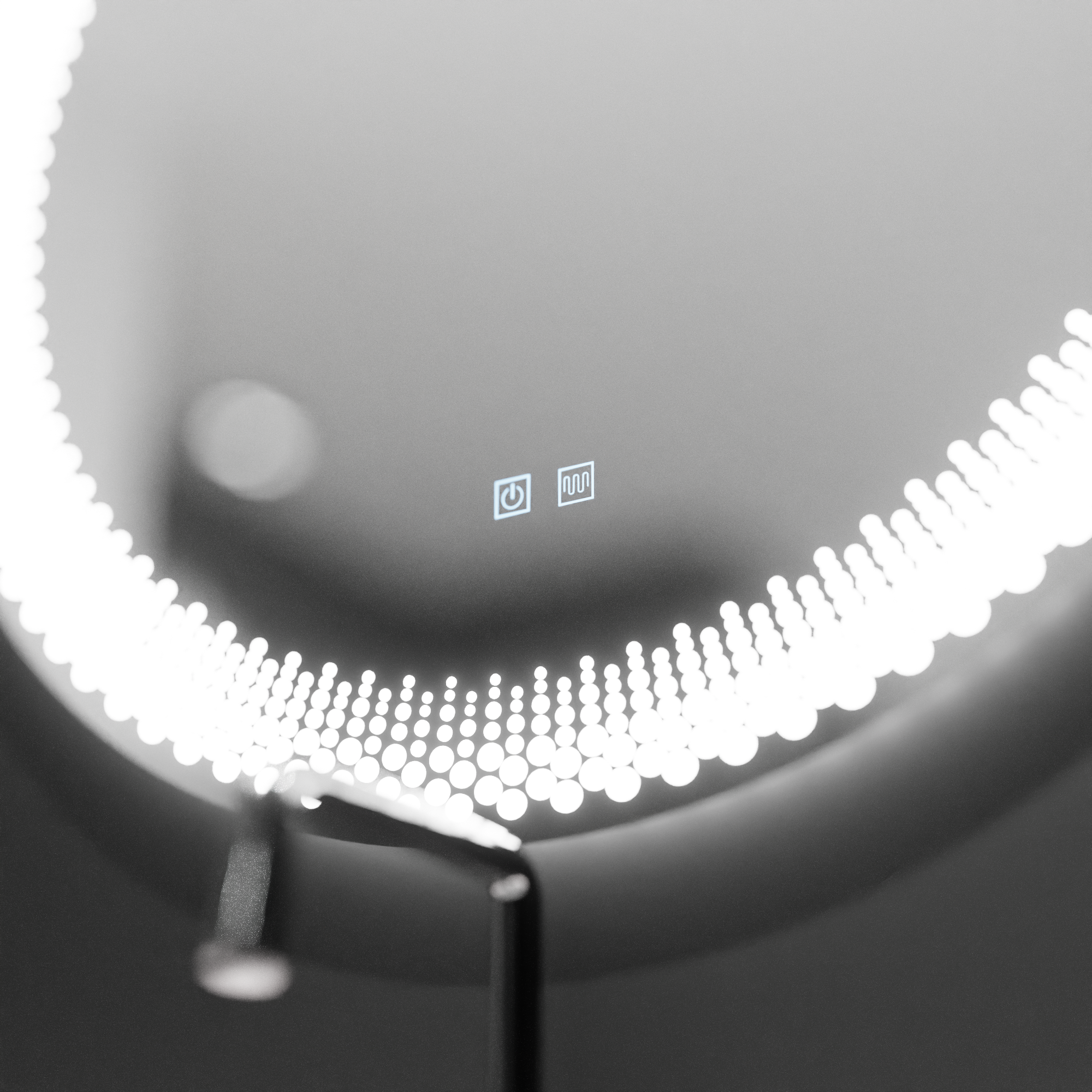 60 cm okrúhle LED zrkadlo - Stellaire Touch System Neznámy deaktivácia