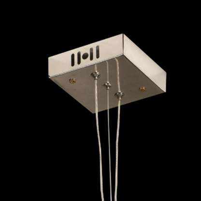 Krištáľový luster CC6705/500CR 9x E14, priemer 49 cm, lesklý chróm, nastaviteľná výška