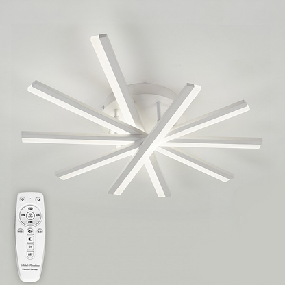 LED luster s diaľkovým ovládaním ZOE, 67W, studené/teplé/neutrálne svetlo, stmievateľné, biela